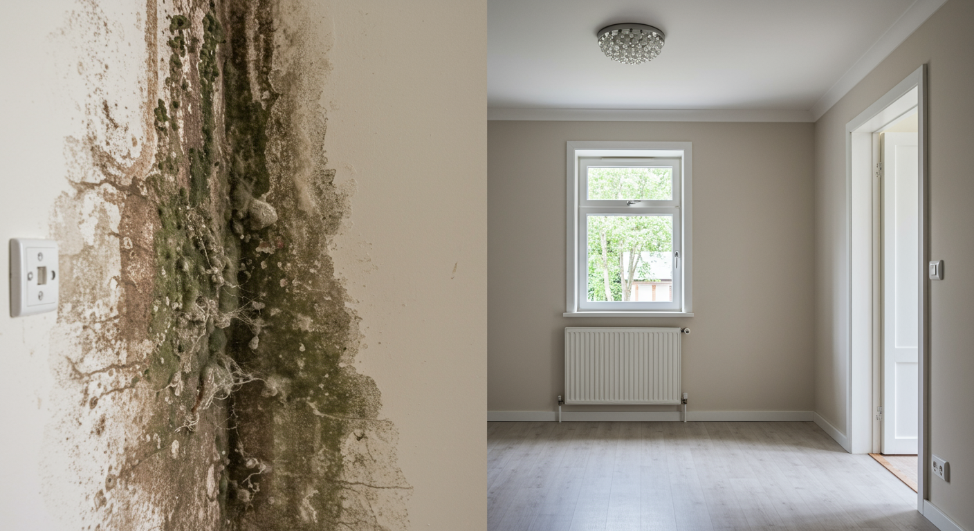 Happy family after mold remediation