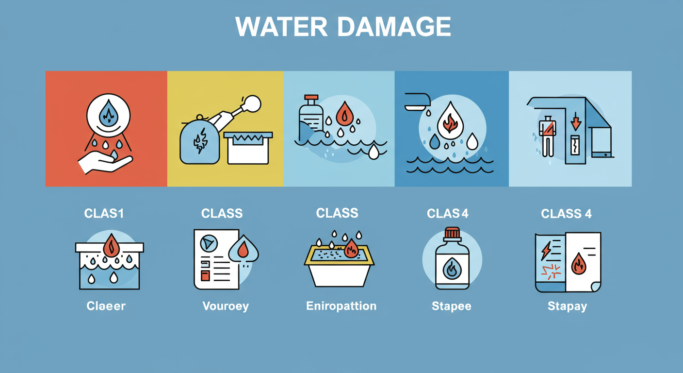 Classes of Water Damage